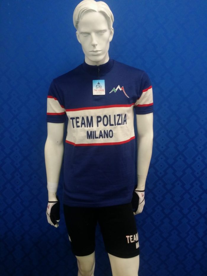 Maglia Vintage TEAM POLIZIA MILANO