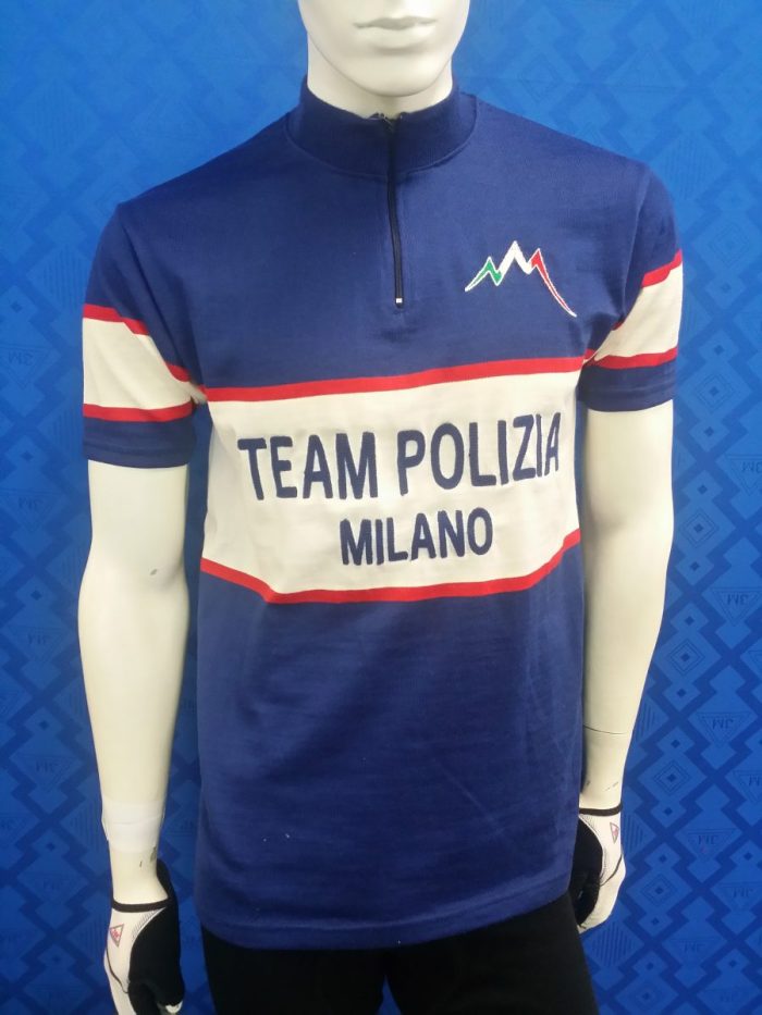 Maglia Vintage TEAM POLIZIA MILANO - immagine 2