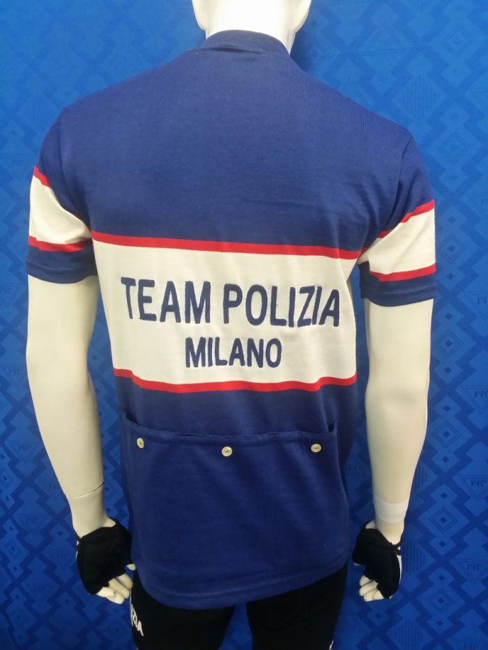 Maglia Vintage TEAM POLIZIA MILANO - immagine 4