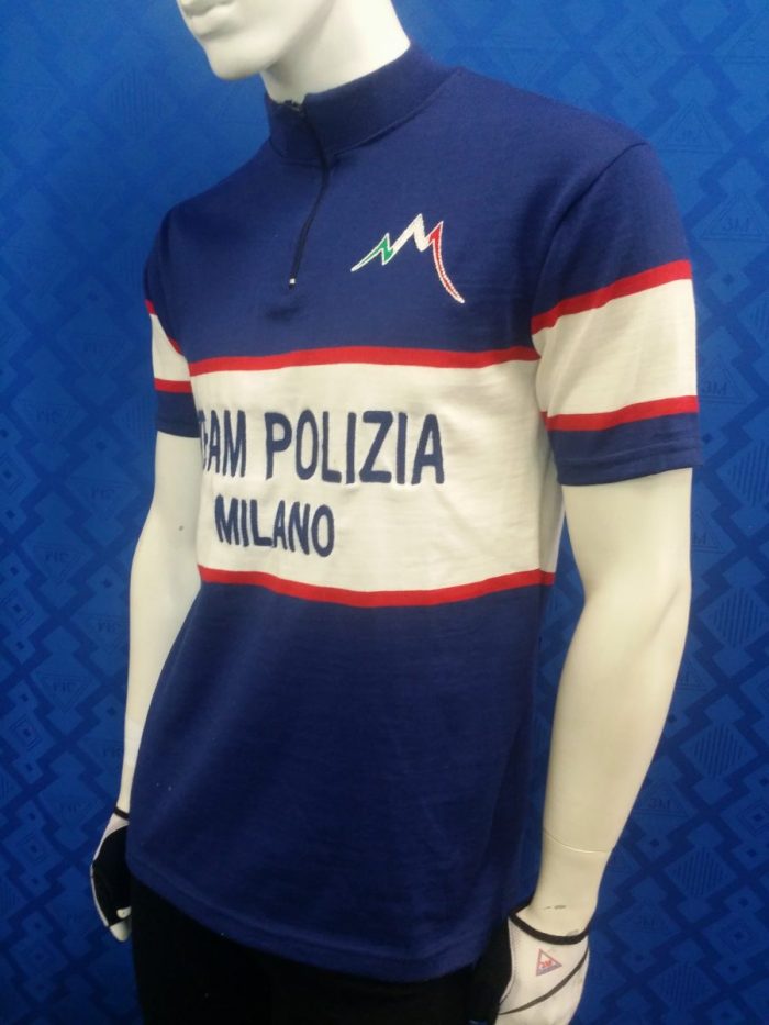 Maglia Vintage TEAM POLIZIA MILANO - immagine 3