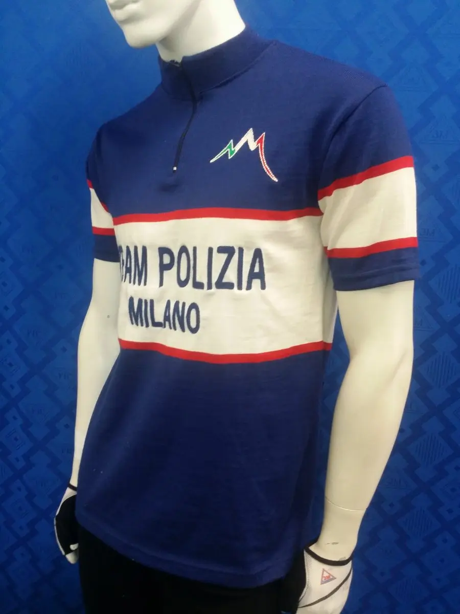 Maglia Vintage TEAM POLIZIA MILANO - immagine 3