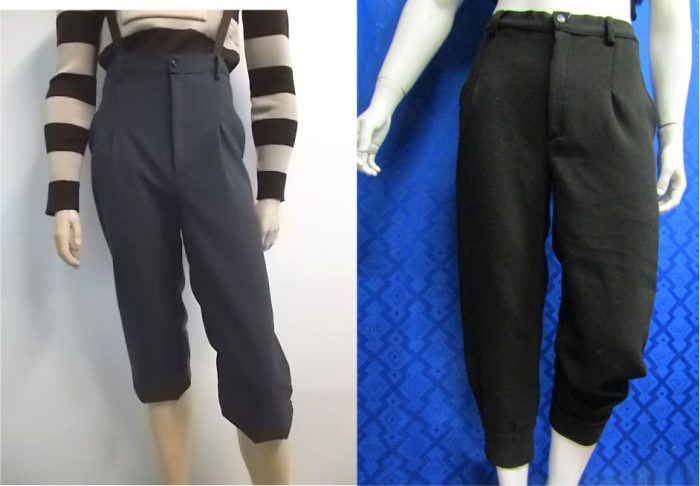 Pantalone alla Zuava Vintage Colore Unito