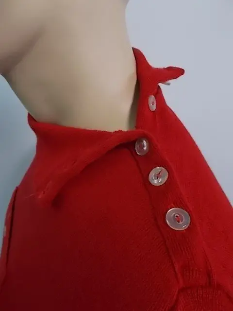 MAGLIA M/L LANA ANNI 10'/20' ROSSA - immagine 3
