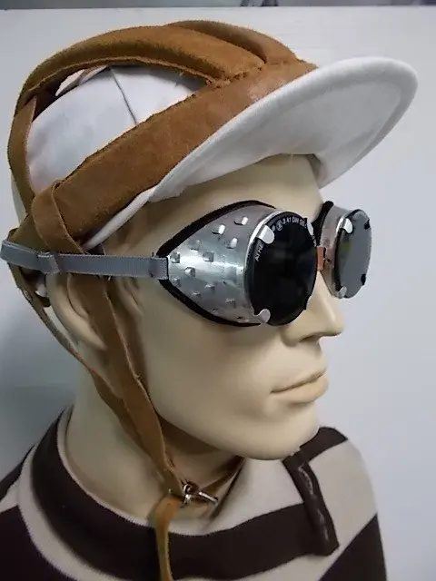 Occhiali ciclismo vintage base lenti tipo da sole - immagine 2