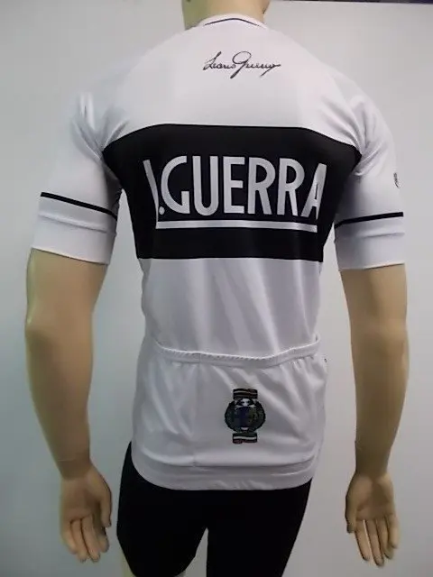 Maglia ciclismo manica corta bianca L.Guerra - immagine 2