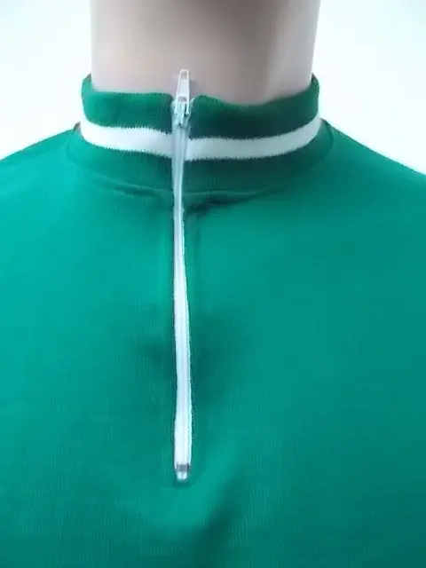 MAGLIA LANA ANNI 70' VERDE RIGHE IN BASSO BIANCHE - immagine 2