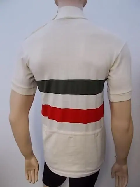 MAGLIA LANA ANNI 20'/30' BIANCA FASCIA TRICOLORE ITALIANO ANTICO - immagine 8