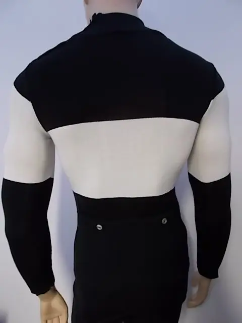 Maglia Ciclismo Vintage in Lana a Coste Manica Lunga anni 10/20 - immagine 6