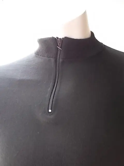 MAGLIA LANA ANNI 70' NERA - immagine 2