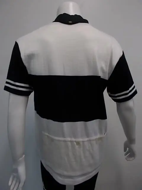 MAGLIA LANA ANNI '40/50 BIANCA FASCIA NERA - immagine 4