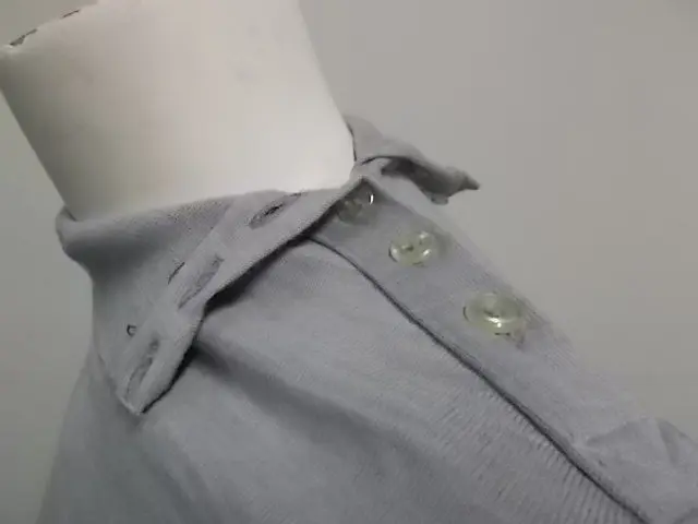 MAGLIA M/L LANA ANNI '20/30 GRIGIO CHIARO FASCIA NERA - immagine 2