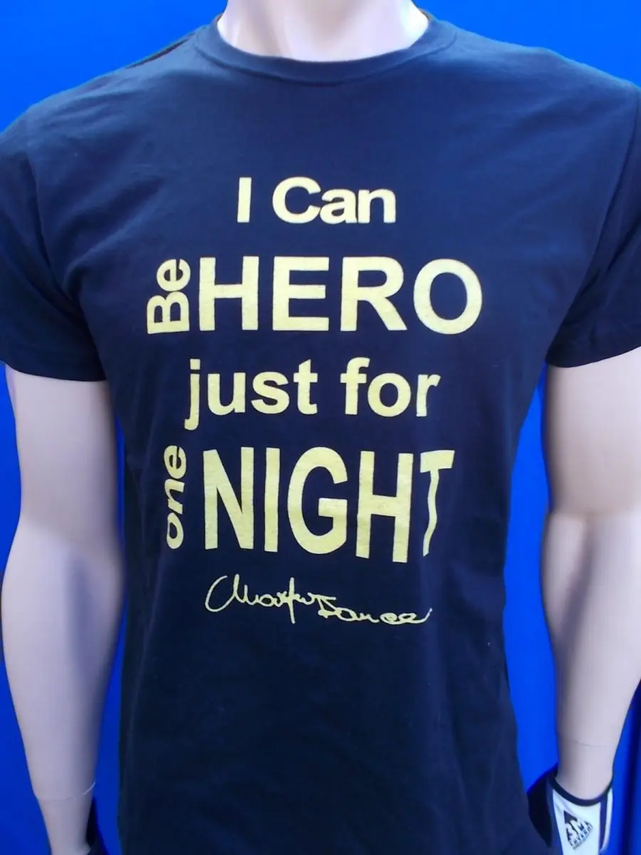Maglietta Nera I CAN BE HERO - immagine 2