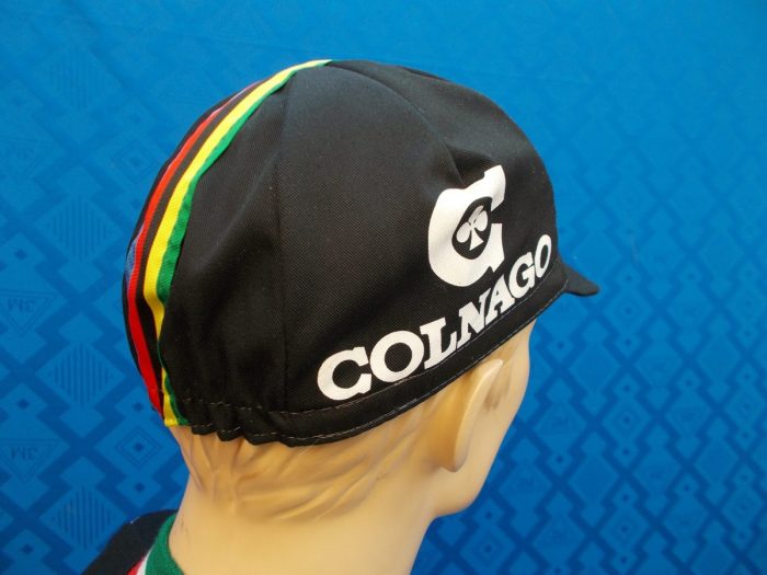 Cappellino Ciclismo Vintage Estivo COLNAGO Nero - immagine 4