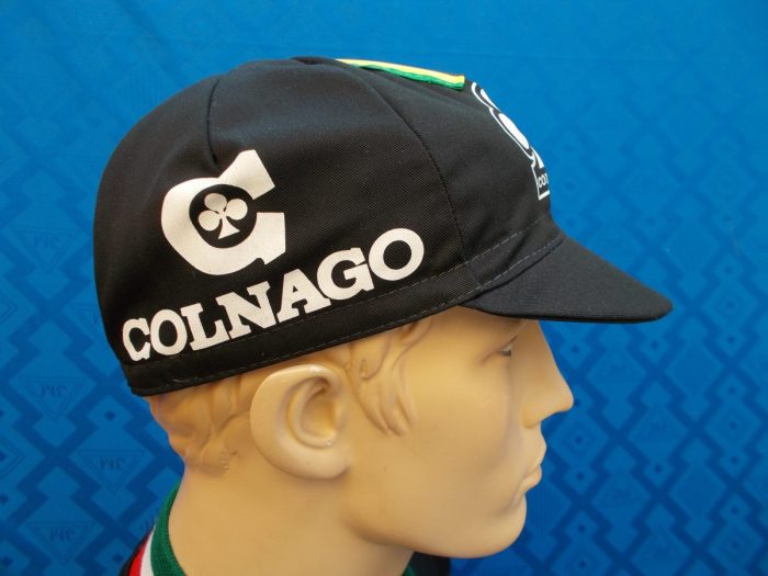 Cappellino Ciclismo Vintage Estivo COLNAGO Nero - immagine 2
