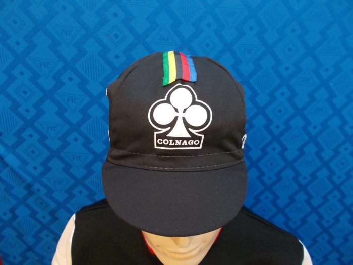 Cappellino Ciclismo Vintage Estivo COLNAGO Nero - immagine 3