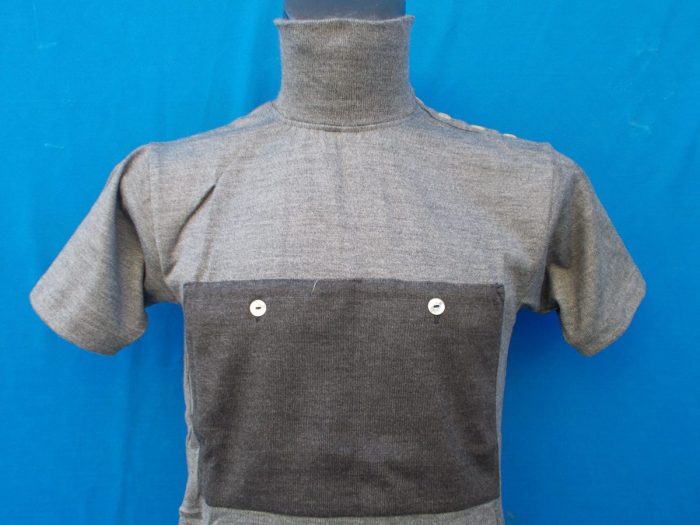 MAGLIA LANA ANNI 20'/30' GRIGIO FASCIA ANTRACITE - immagine 2