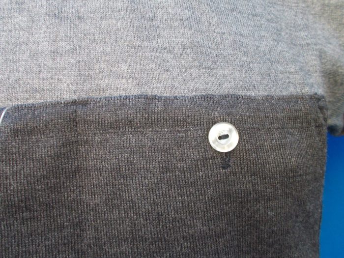 MAGLIA LANA ANNI 20'/30' GRIGIO FASCIA ANTRACITE - immagine 8