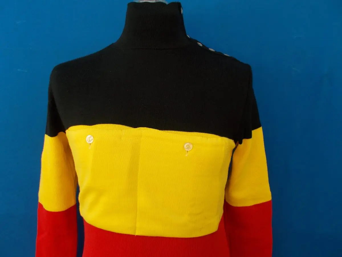 MAGLIA M/L LANA ANNI 20'/30' TRICOLORE GERMANIA - immagine 2