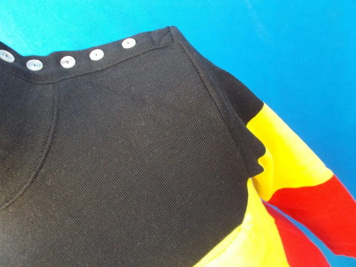 MAGLIA M/L LANA ANNI 20'/30' TRICOLORE GERMANIA - immagine 4