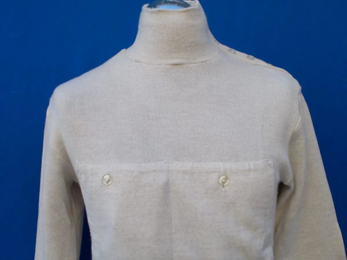 MAGLIA M/L LANA ANNI 20'/30' BIANCO CORDA - immagine 2