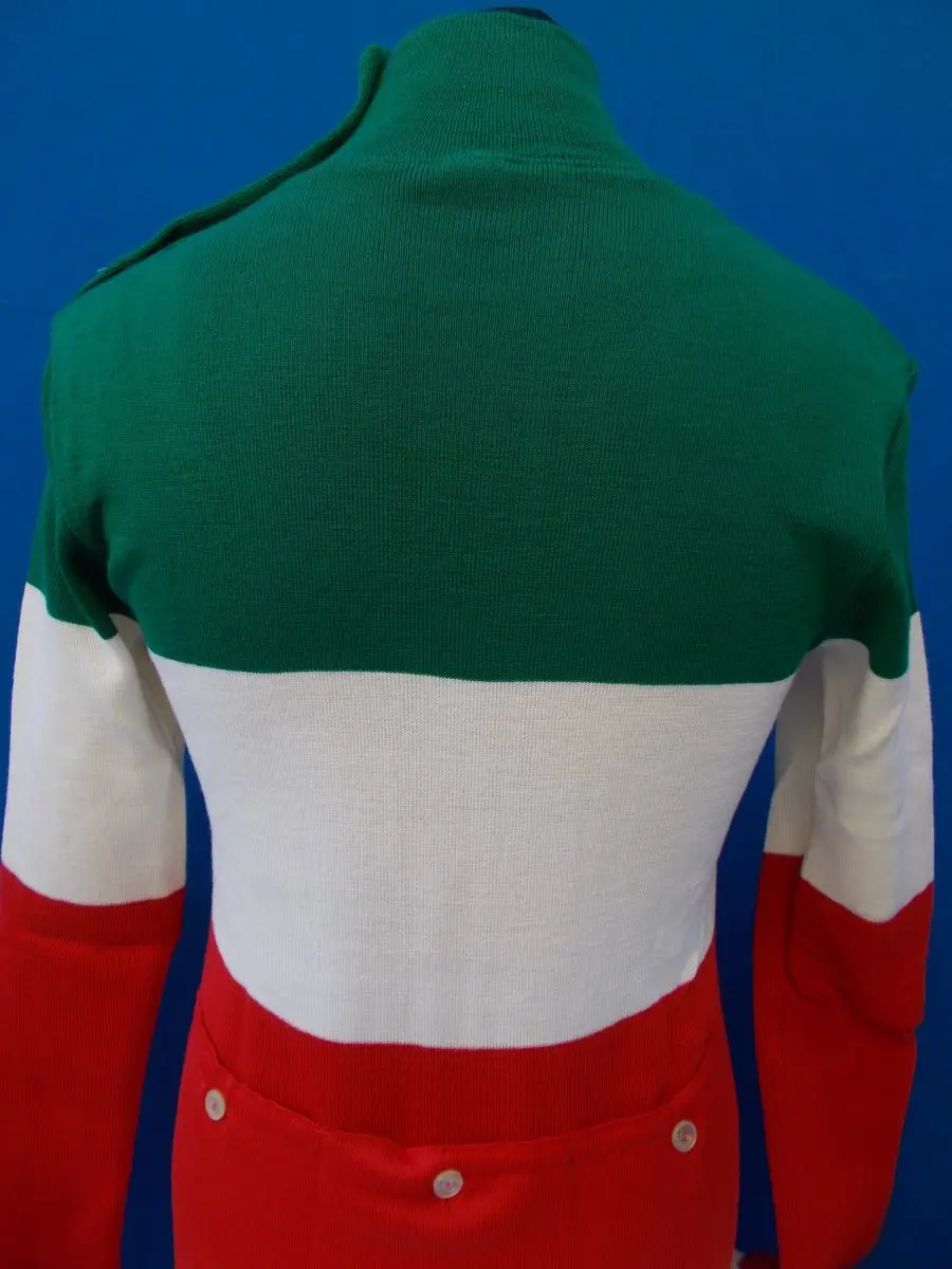 MAGLIA M/L LANA ANNI '20/30 TRICOLORE ITALIA - immagine 9