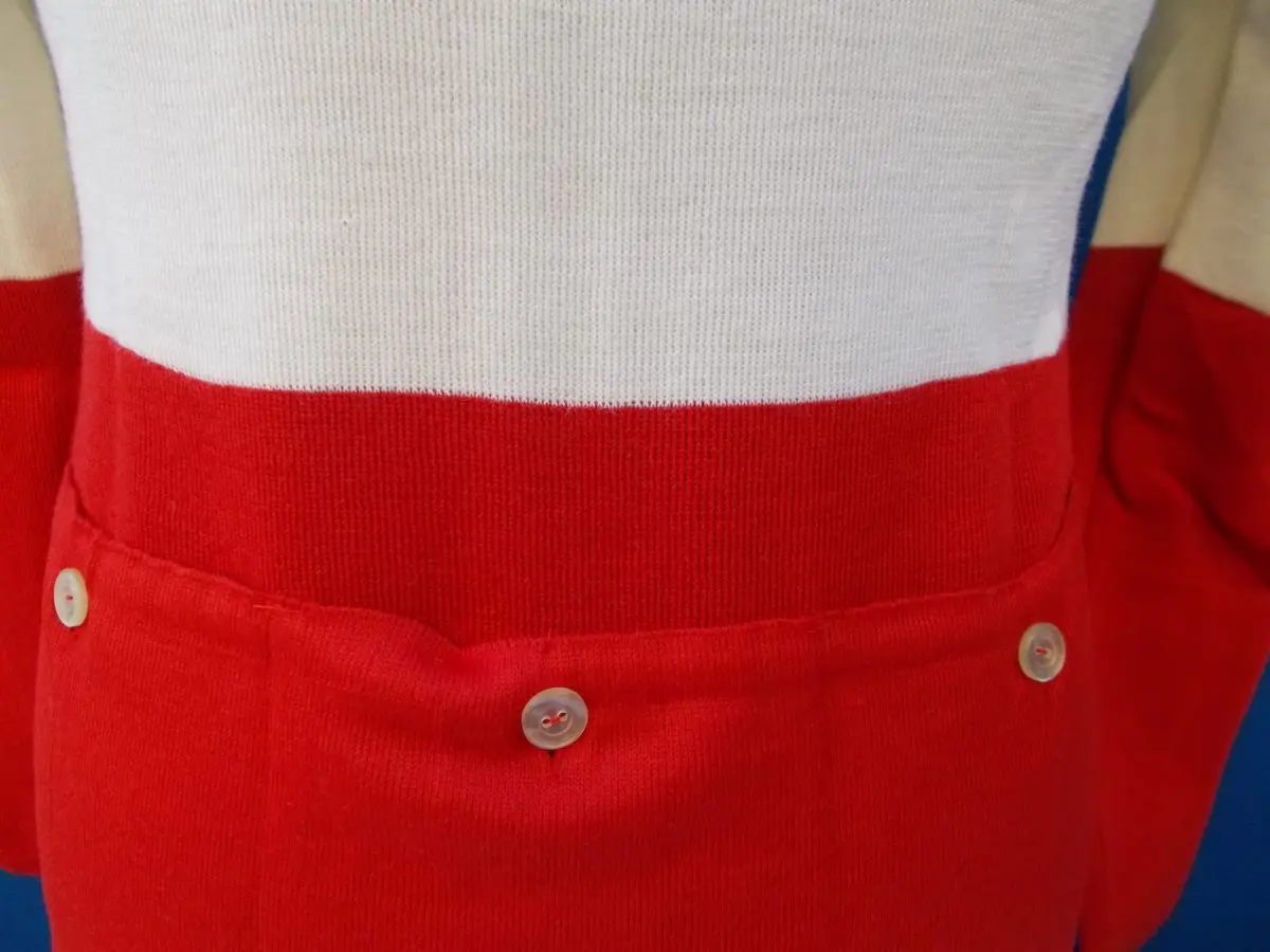 MAGLIA M/L LANA ANNI '20/30 TRICOLORE ITALIA - immagine 8