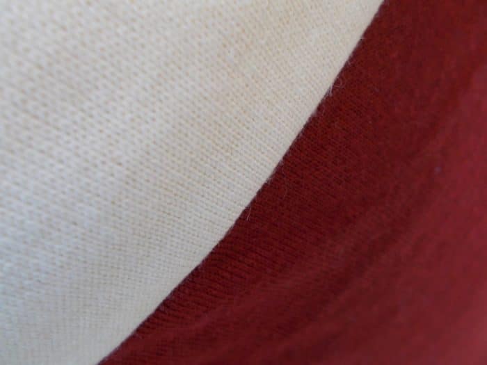 MAGLIA LANA ANNI '40/50 AMARANTO FASCIA BIANCA - immagine 6