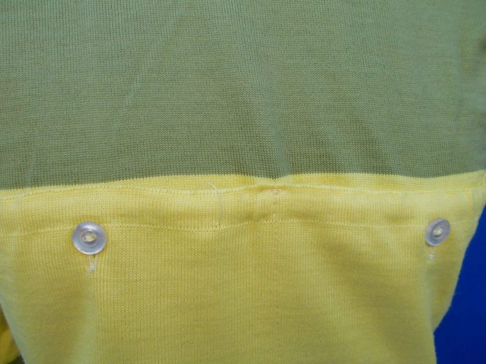 MAGLIA M/L LANA ANNI '20/30 VERDE FASCIA GIALLA - immagine 5