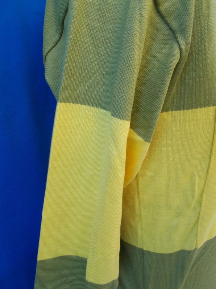 MAGLIA M/L LANA ANNI '20/30 VERDE FASCIA GIALLA - immagine 6