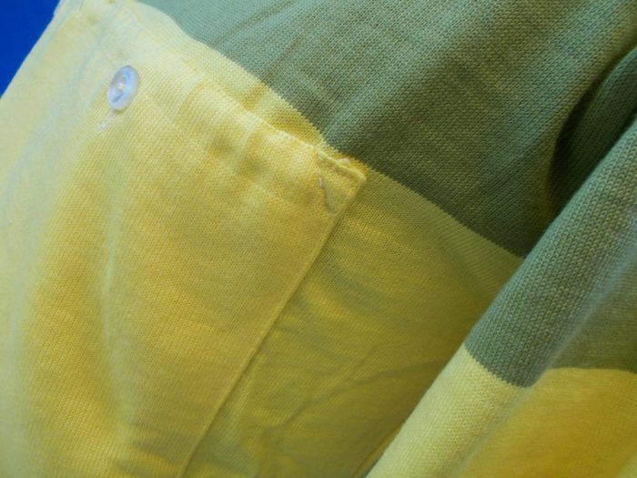 MAGLIA M/L LANA ANNI '20/30 VERDE FASCIA GIALLA - immagine 4