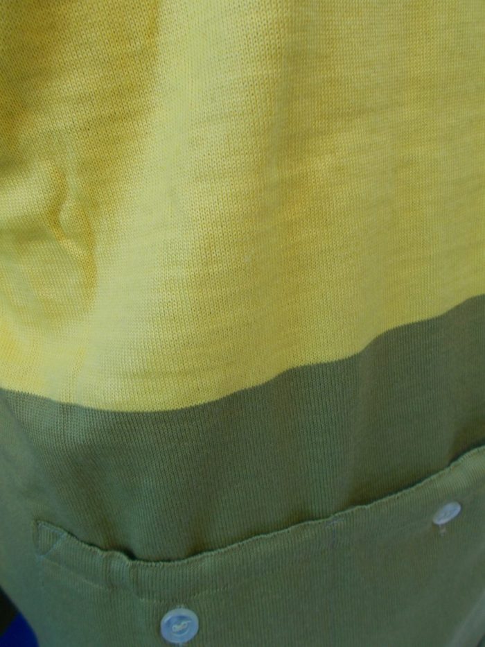MAGLIA M/L LANA ANNI '20/30 VERDE FASCIA GIALLA - immagine 10