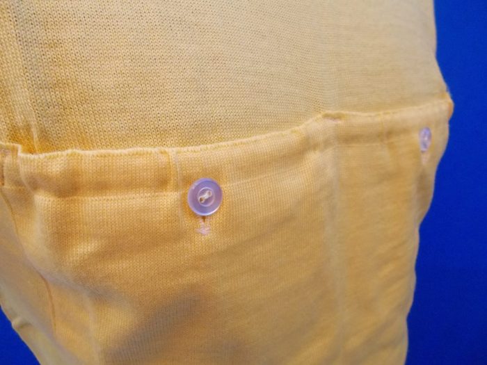 MAGLIA LANA ANNI 20'/30' GIALLA CON MANICOTTI - immagine 4