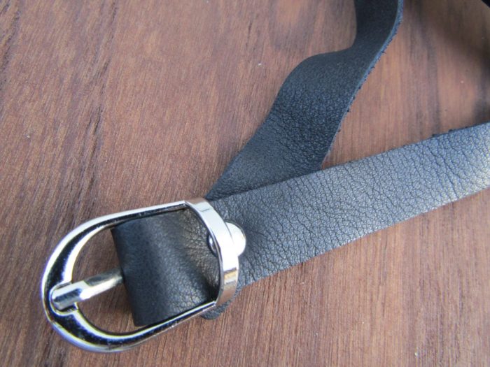 CASCHETTO PELLE NERO - immagine 3