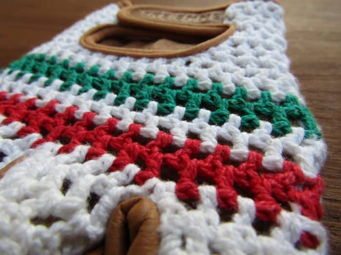 GUANTINO CON DORSO IN CORDA TRICOLORE ITALIA - immagine 6