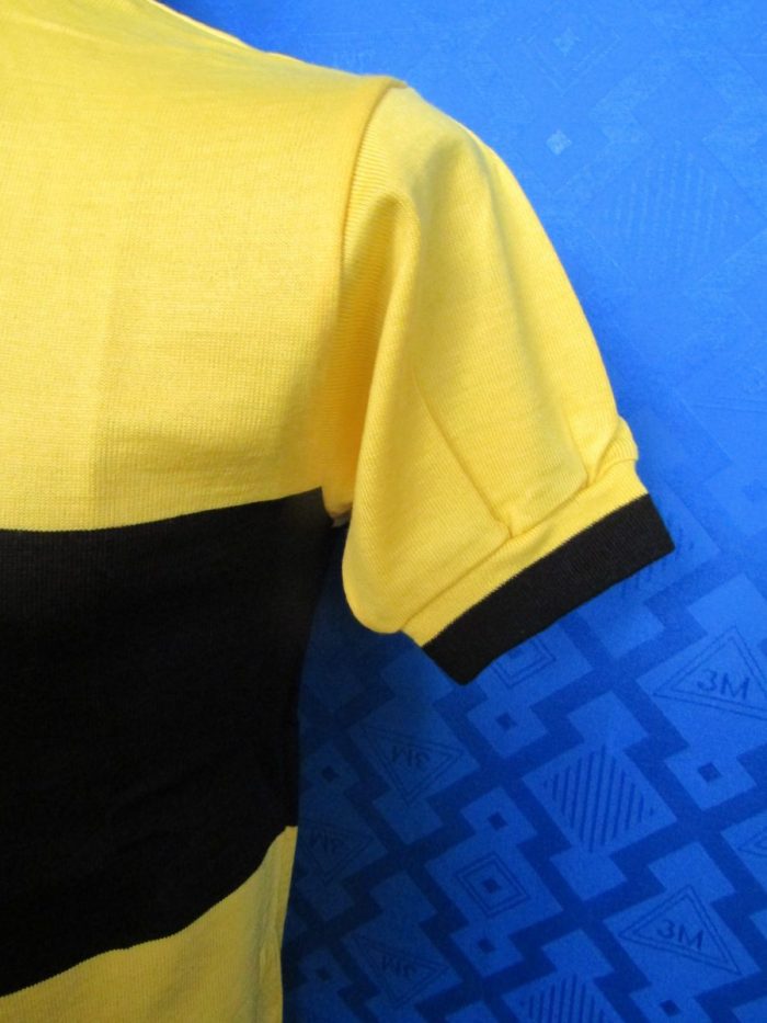 MAGLIA LANA ANNI 70' GIALLA FASCIA NERA - immagine 4