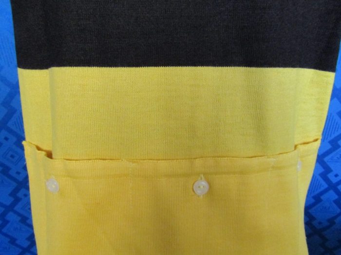 MAGLIA LANA ANNI 70' GIALLA FASCIA NERA - immagine 9