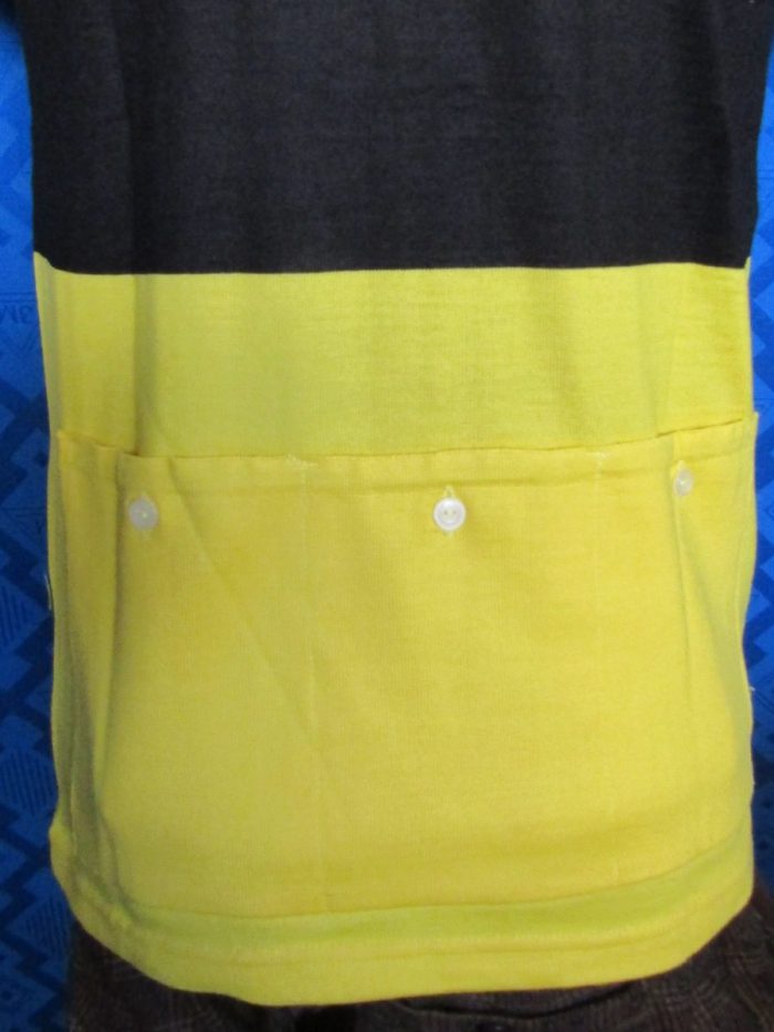 MAGLIA LANA ANNI 70' GIALLA FASCIA NERA - immagine 8
