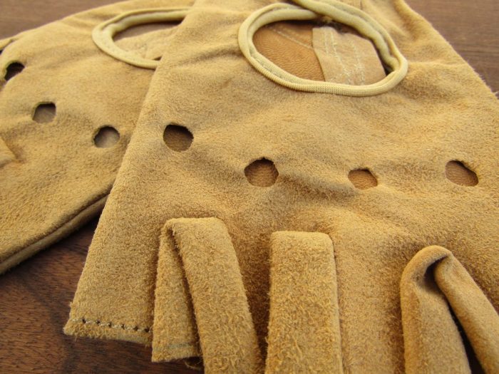 GUANTINO PELLE RIGIDA BEIGE - immagine 2