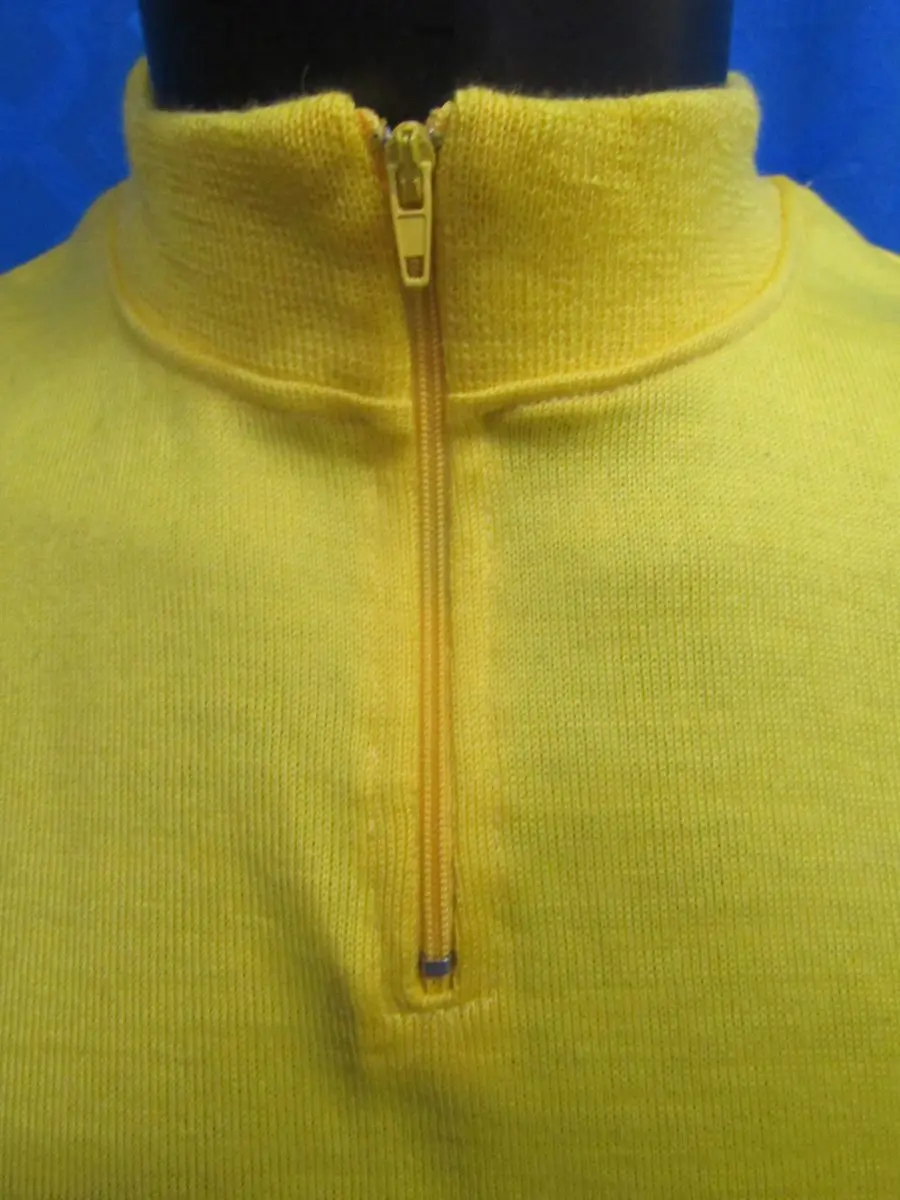 MAGLIA LANA ANNI 70' GIALLA - immagine 3
