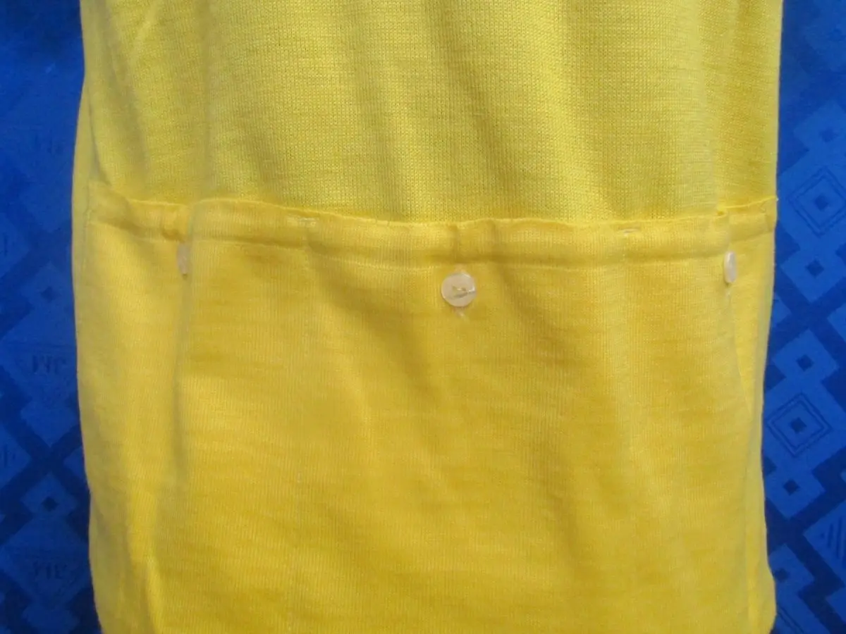 MAGLIA LANA ANNI 70' GIALLA - immagine 7