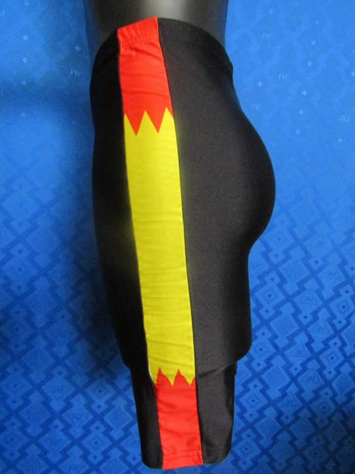Pantaloncini neri LYCRA con disegno - immagine 3