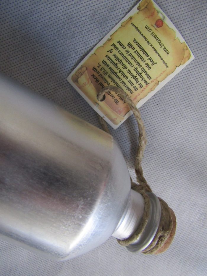 Borraccia Vintage Alimentare in Alluminio - immagine 3