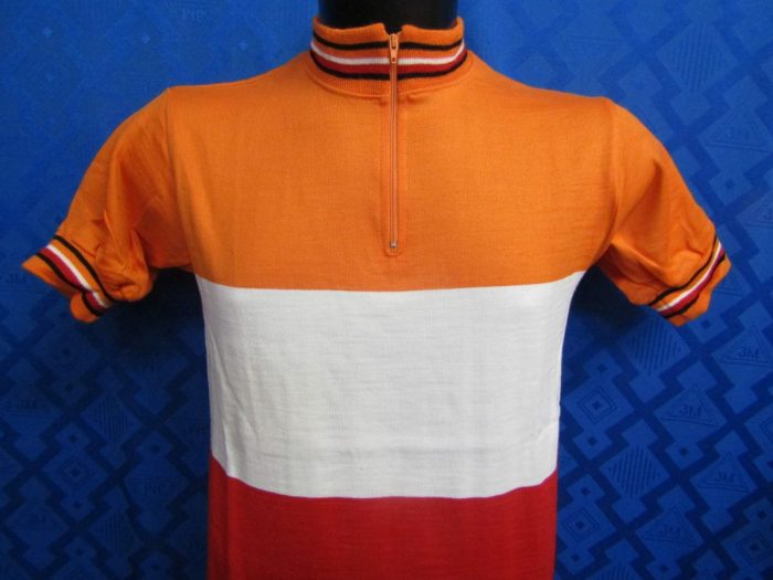 MAGLIA LANA ANNI 70' ARANCIONE, BIANCA E ROSSA - immagine 2