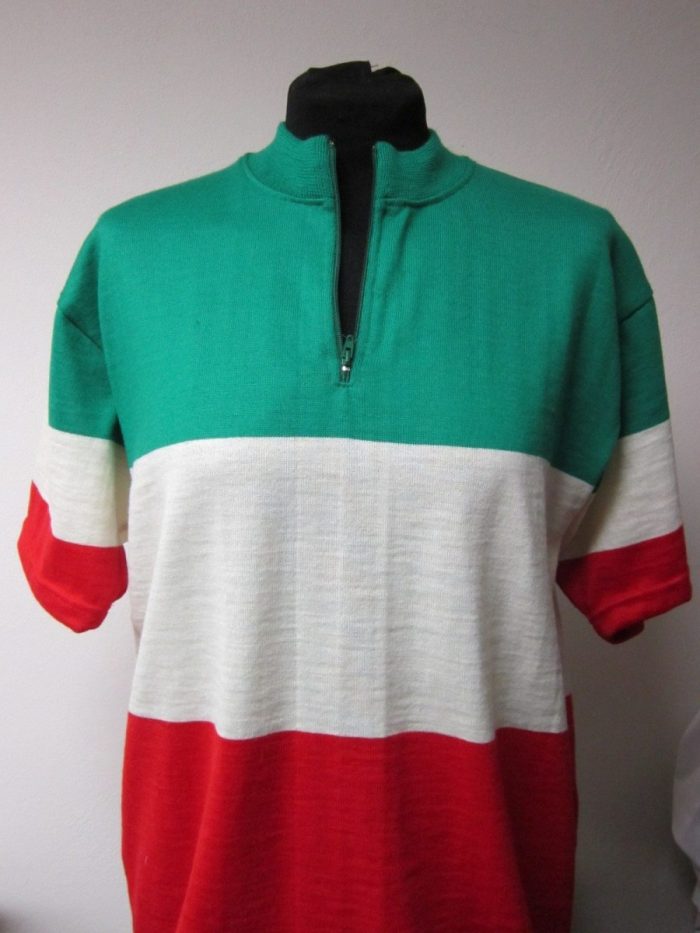 MAGLIA LANA ANNI 70' TRICOLORE ITALIA - immagine 2