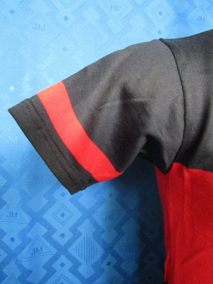 MAGLIA LANA ANNI 70' BLU PARMA FASCIA ROSSA - immagine 4