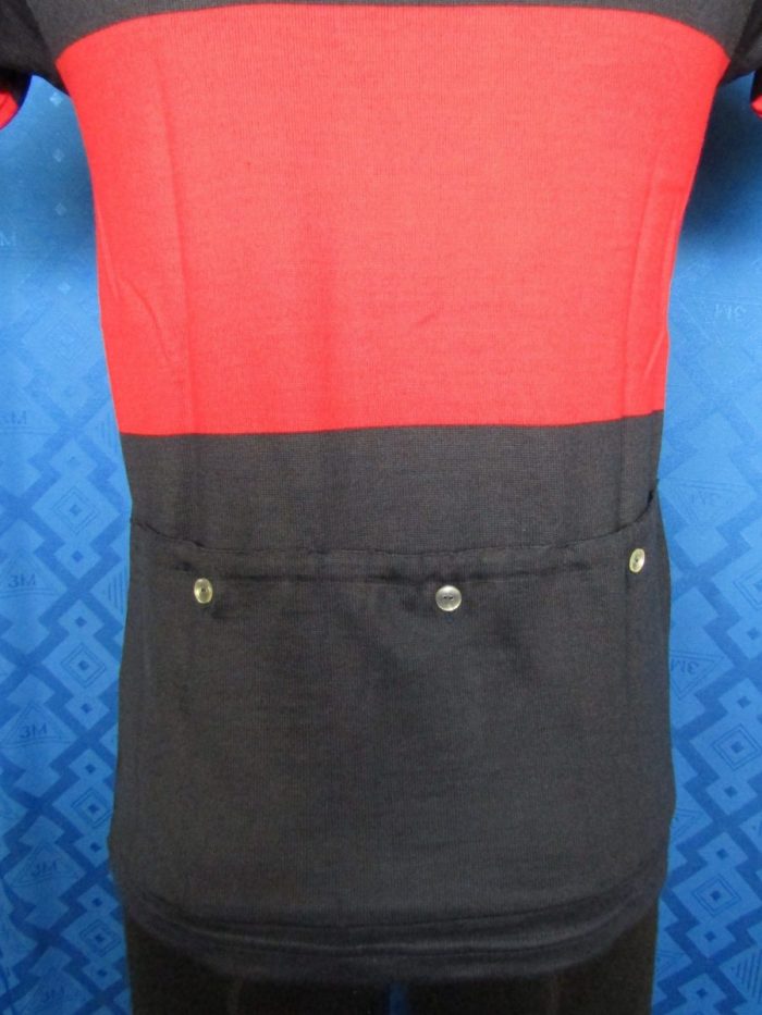 MAGLIA LANA ANNI 70' BLU PARMA FASCIA ROSSA - immagine 7