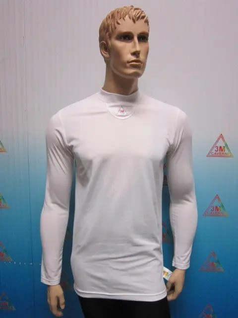 Sottomaglia Ciclismo Invernale Termica Windtex Manica Lunga Bianca