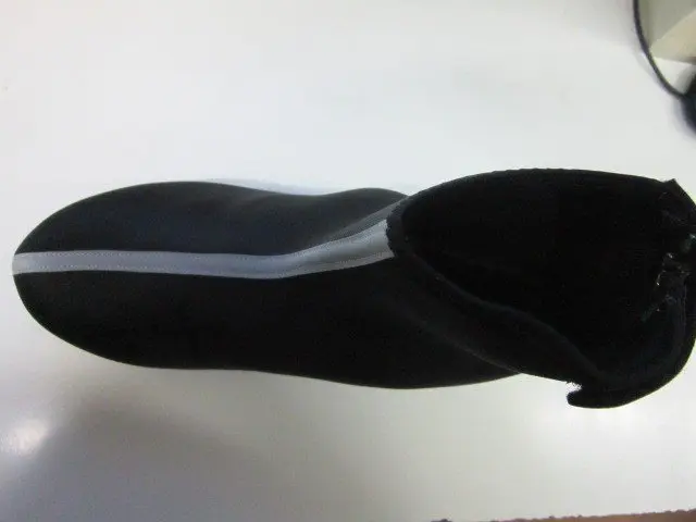Copriscarpe ciclismo invernale similneoprene nero - immagine 3