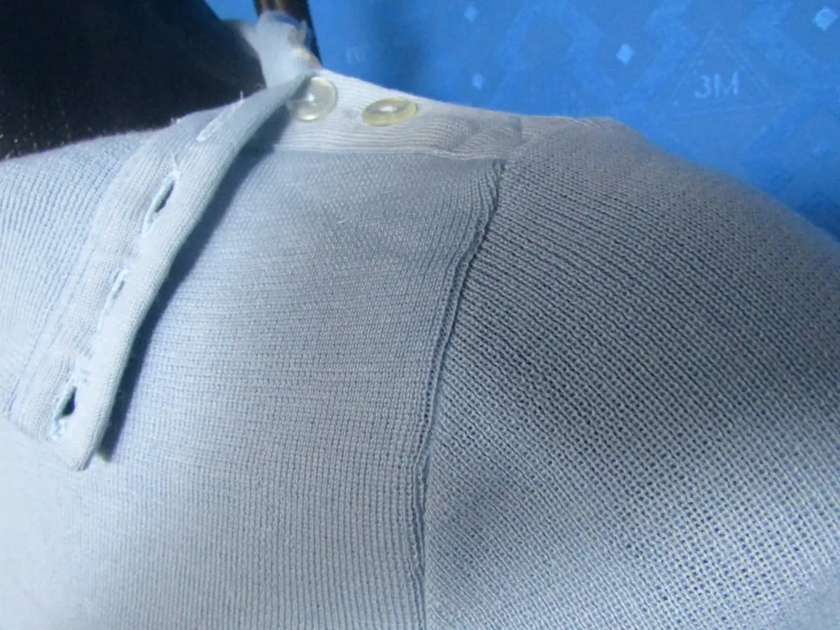 MAGLIA M/L LANA ANNI 20'/30' CELESTE - immagine 4