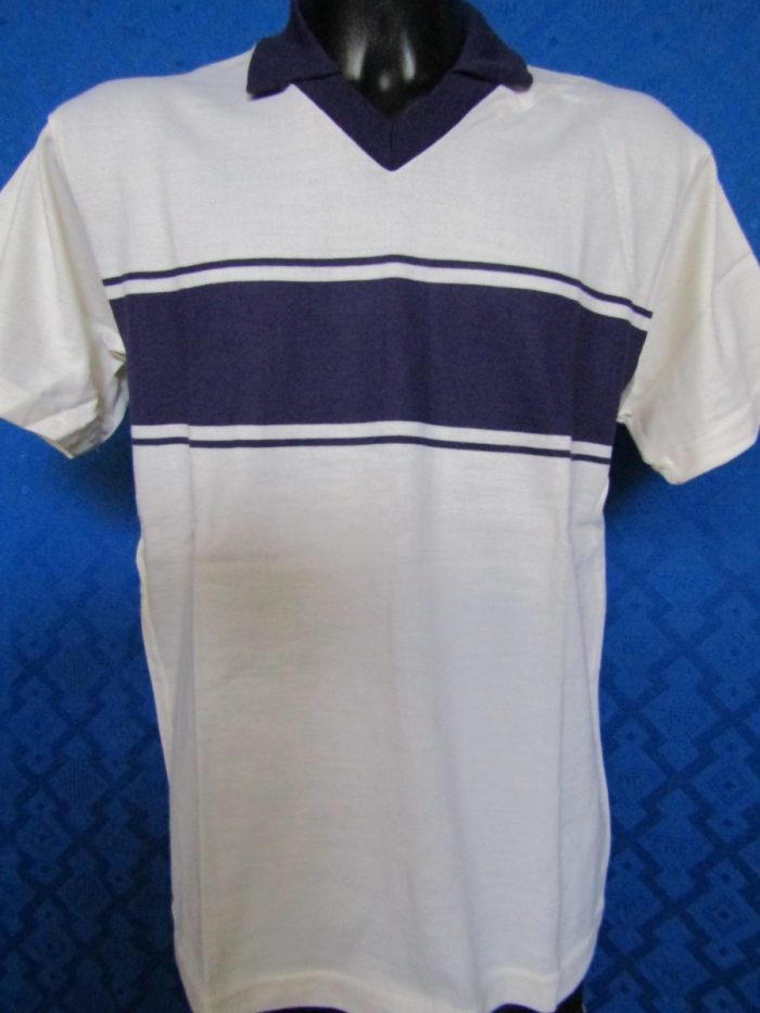Maglia calcio lana vintage manica corta modello FIORENTINA anni 80 bianca